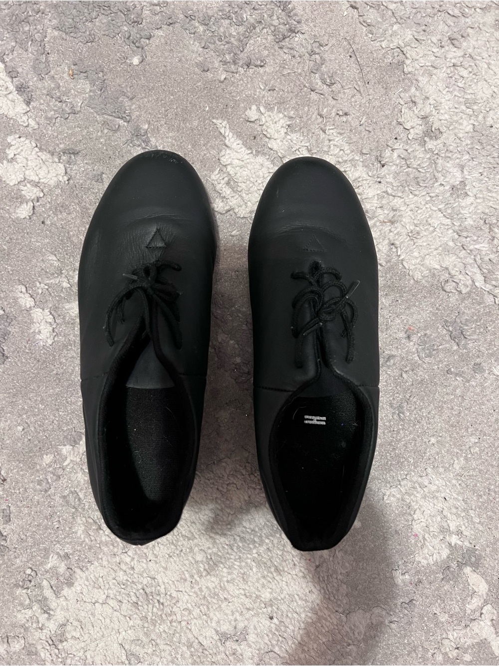 Kids revolution black tap shoes